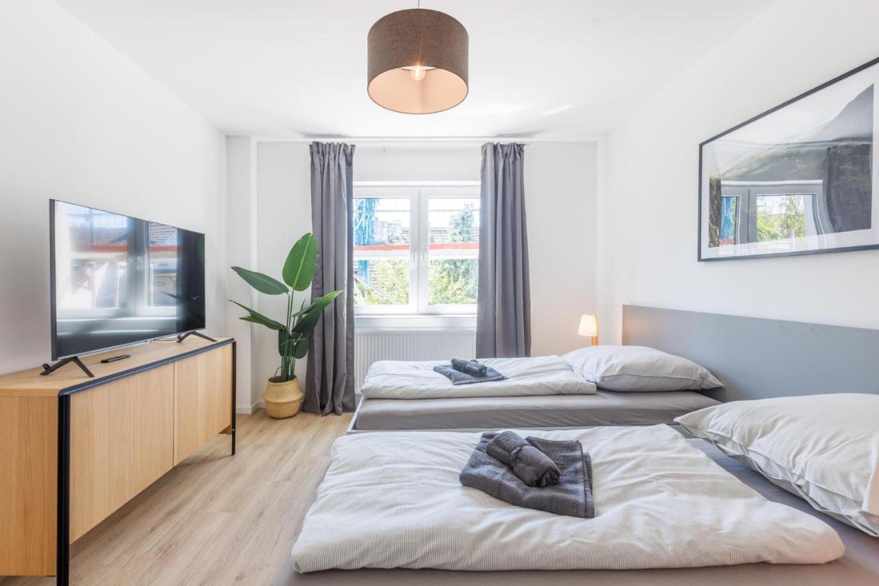 Glueck Auf Appartements Schleiermacherstrasse ドゥイスブルグ エクステリア 写真